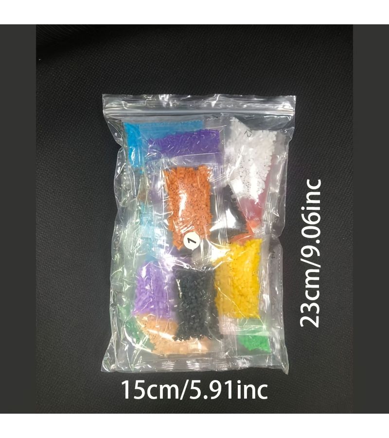 24 Pack 2 6mm Pony Beads 12000 Pcs Fused Beads Full Color Bulk Craft Beads Kit - Image 4