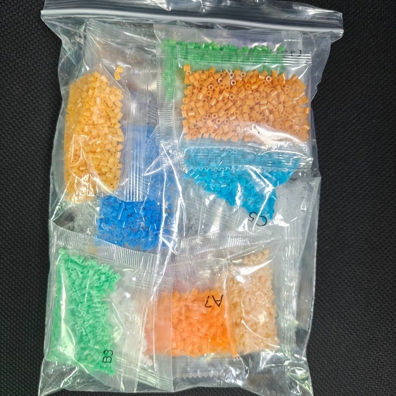 24 Pack 2 6mm Pony Beads 12000 Pcs Fused Beads Full Color Bulk Craft Beads Kit - Image 5