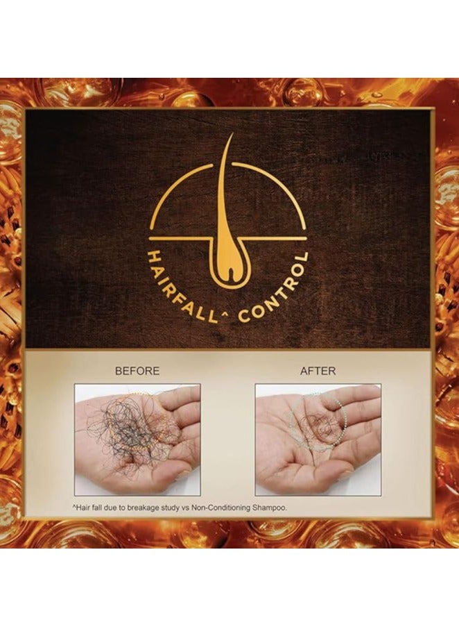 Indulekha Bringha, Shampoo, 580ml, for Hair Fall Control, with Bringharaj Extracts, Amla, Shikakai, Paraben-Free, for Men & Women - Image 4