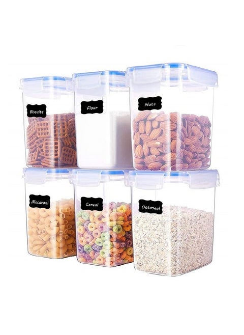 ENTITY Airtight Storage Container Set for Fridge BPA Free Airtight Plastic Container for Kitchen - 1300ml, Transparent (Pack of 10)