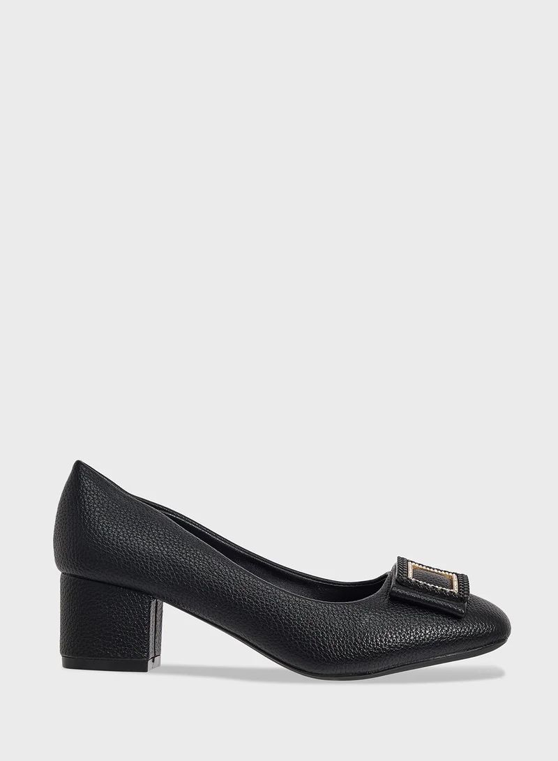 بيتك ستيبس Low Block Heeled Pump