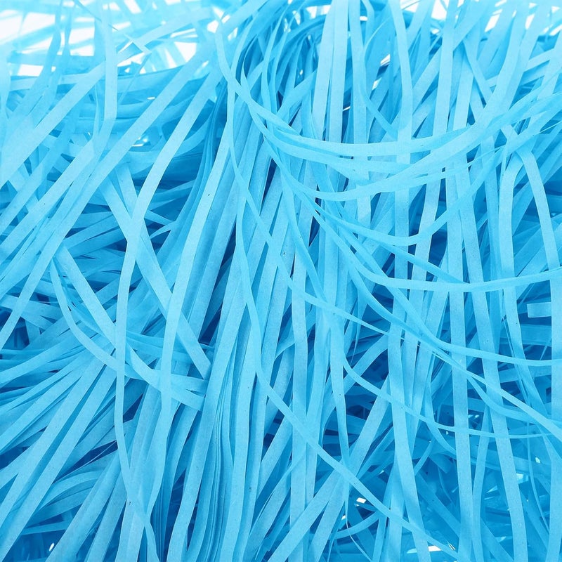 GETAJGHSD Blue Crinkle Paper Shredded Filler 200g Pack, Multi-use Packing Box Filling Shreds for Basket Decoration and Protective Stuffing - Image 3