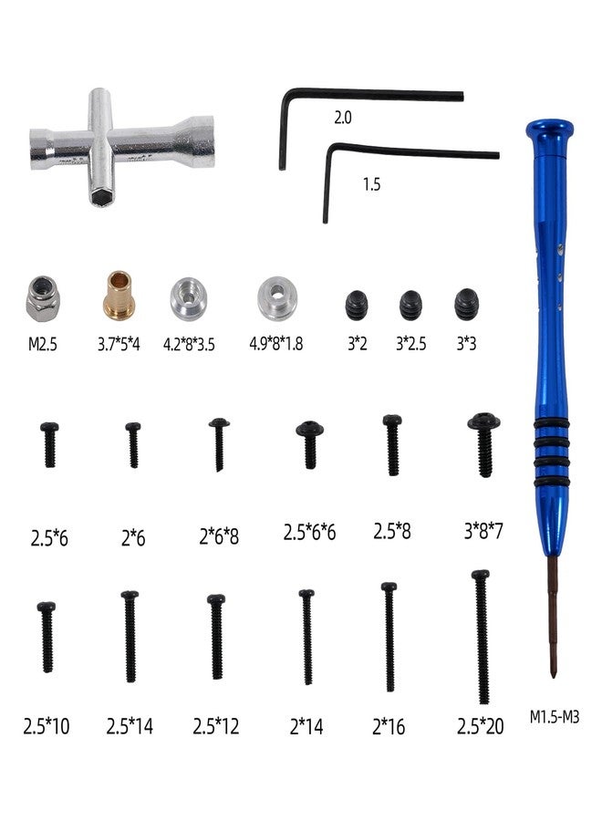 Abendor 360PCS RC Screw Kit Universal RC Repair Tool Kit Hardware Fastene for 1/12 WPL C14 C24 C34 B1 B14 B24 B16 B36 MN D90 MN99S RC Car - Image 3