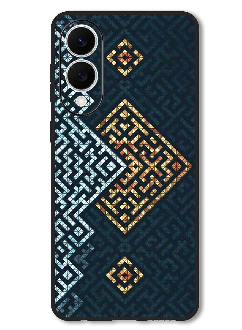 Theodor Case Compatible with Samsung Galaxy S25 Edge 6.7 Inch Protection Shockproof Bumper Cover Maze art - Image 1