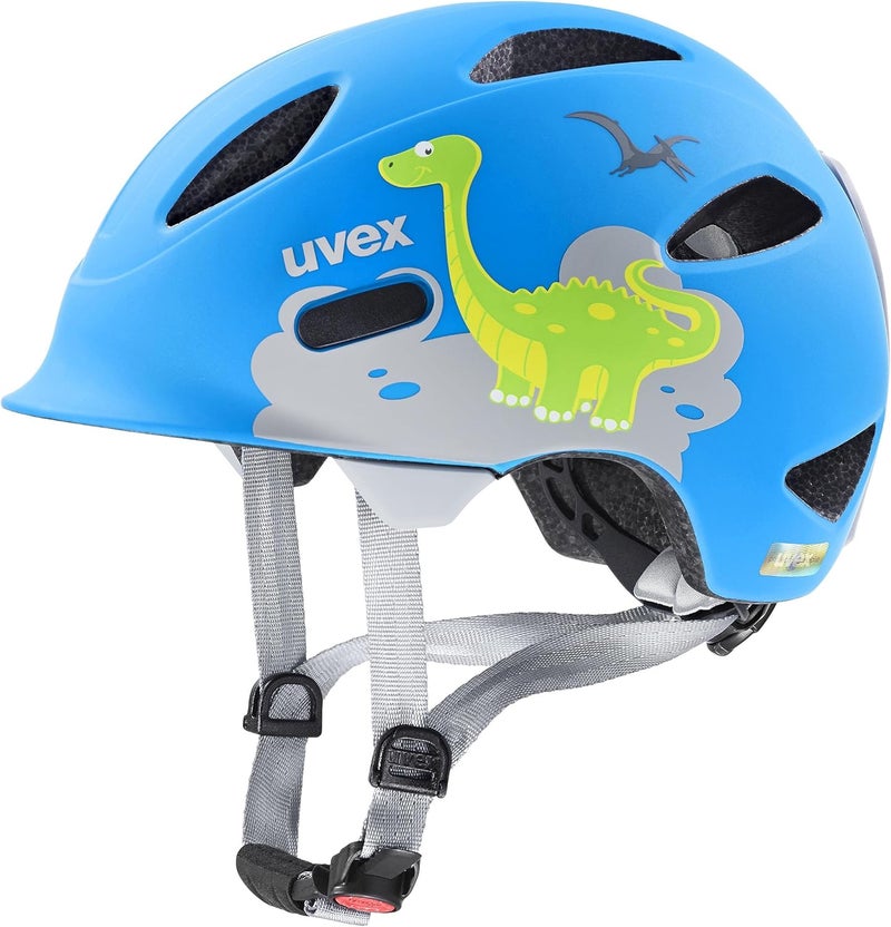 Uvex Oyo Style Lightweight Kids Bike Helmet - Dino Blue Matt - Size 50-54 cm - Image 1