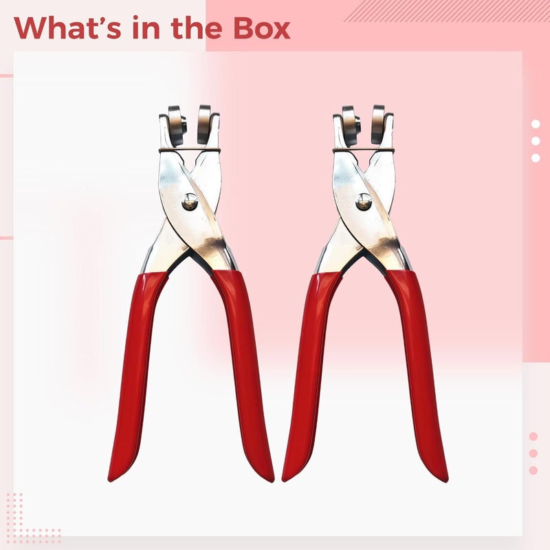 Two-Piece Snap Pliers: Metal, for Snaps, Rivets - Image 3
