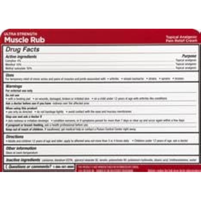 Leader Muscle Rub - Fast-Acting, Deep Penetrating Relief for Sore Muscles and Joints, Minor Arthritis and Back Pain Relief, Non-Greasy Formula Topical Analgesic, Camphor, Menthol & Methyl Salicylate - Image 3