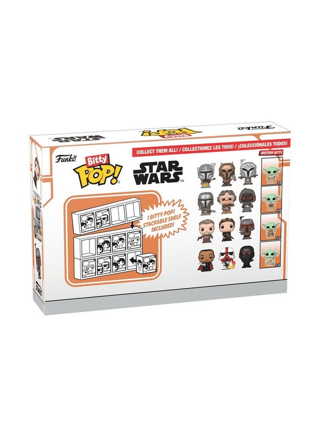 Funko Bitty POP! Mandalorian - 4 Pack - Cobb Vanth, Bitty POP! Fennec Shand, Bitty POP! Boba Fett, and a Mystery Bitty POP! Figure and A Surprise Mystery Mini Figure - 0.9 Inch (2.2 Cm) - Image 4