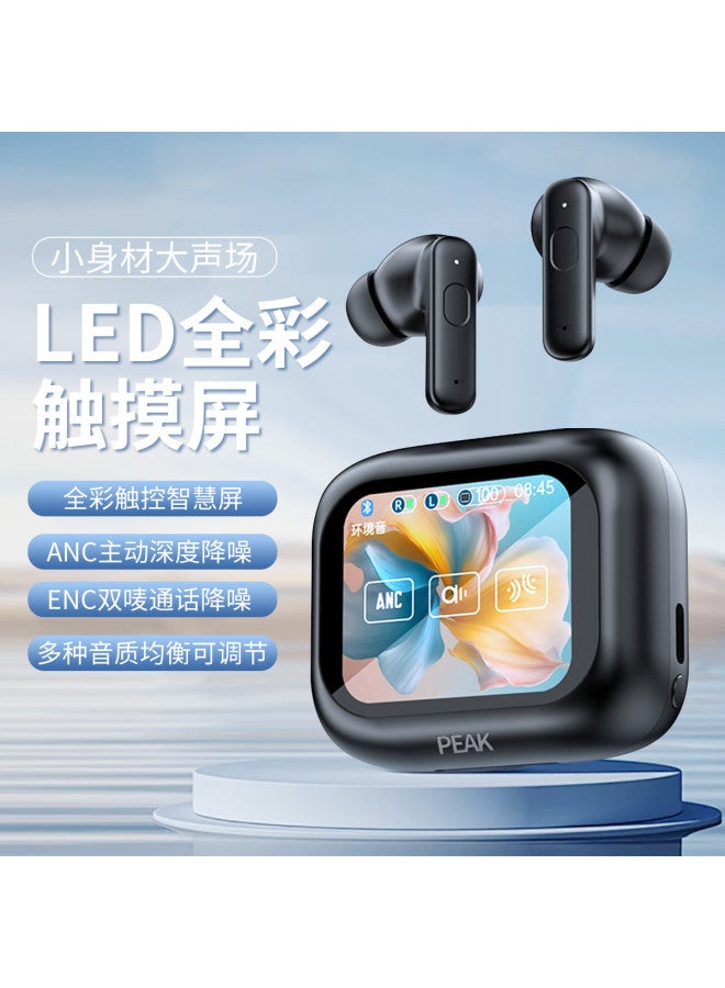 PEAK Sports Full-color Touchscreen Bluetooth Headphones - Long Battery Life, Noise Cancelling, Hi-fi Sound, Compatible With Apple/huawei/xiaomi - Image 2