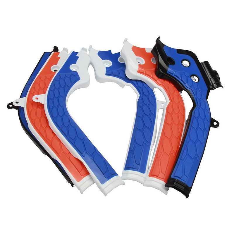 Blue White Motorcycle Frame Guard Protection Cover Compatible With 85 125 250 300 450 Dirt Bike - Image 3