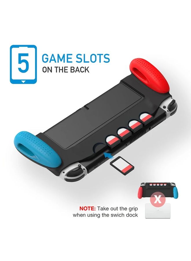 Ergonomic Switch OLED Grip Cover With 5 Game Slots Comfortable Accessory Items 001 - Image 5