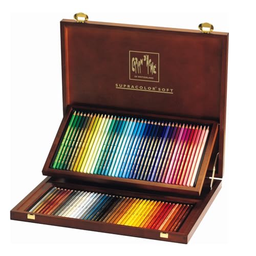 Caran d'Ache Caran Dache Supracolor Wooden Box 80 Pencil s 3888480 - Image 1