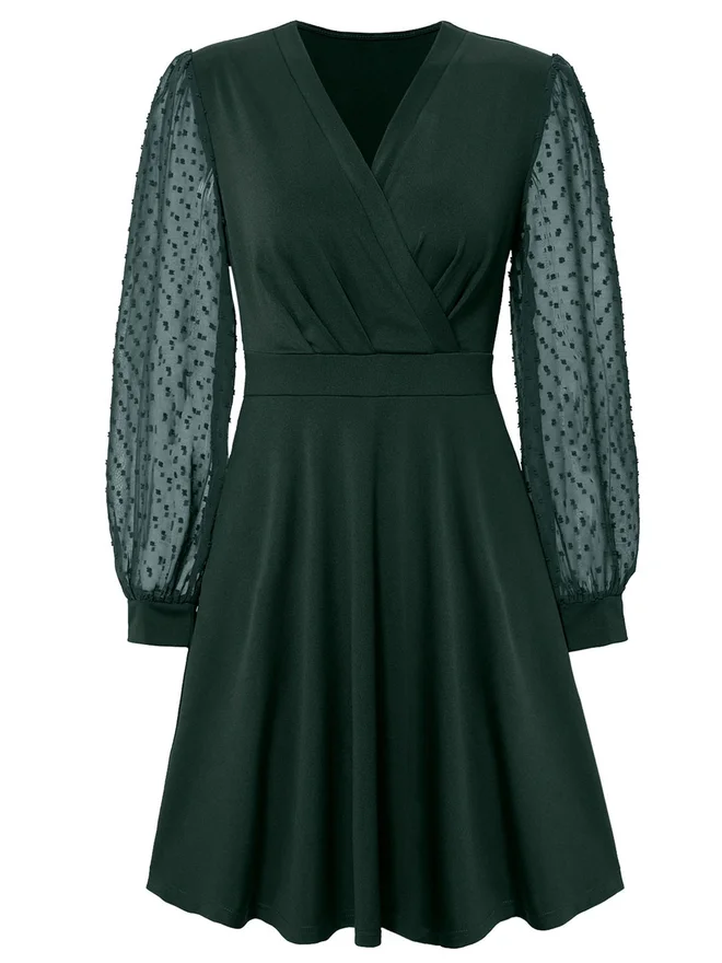 Take Two Emerald A-Line Dress