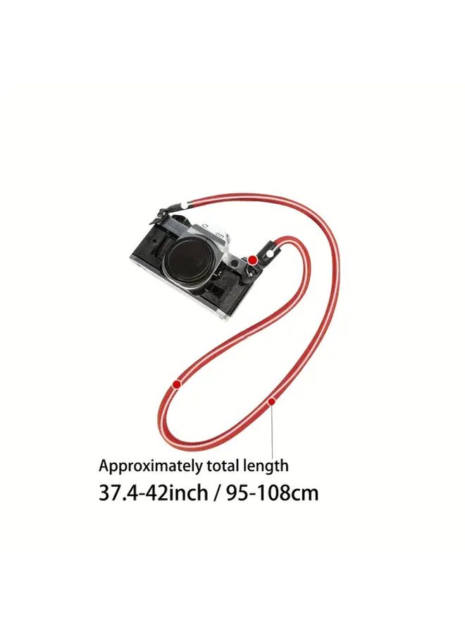 Green Camera Neck Shoulder Strap 100cm For DSLR SLR Mirrorless Cameras - Image 2