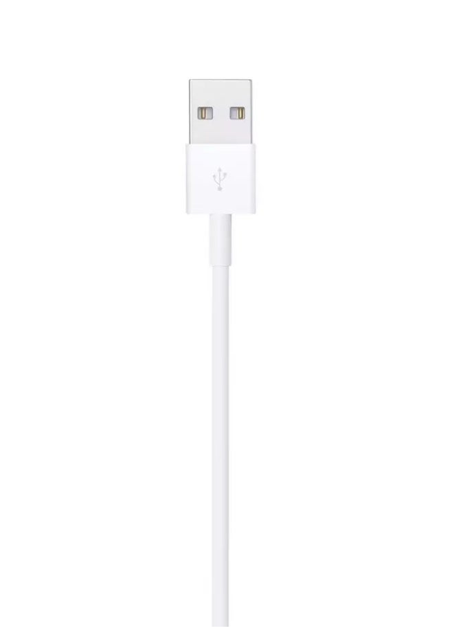 كابل لايتننج إلى USB بطول 1 متر – شحن سريع ونقل بيانات – متوافق مع iPhone و iPad – لون أبيض - Image 5