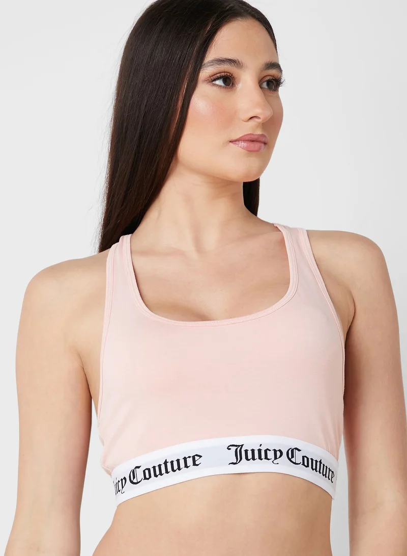 Juicy Couture Logo Band T-Shirt Bra