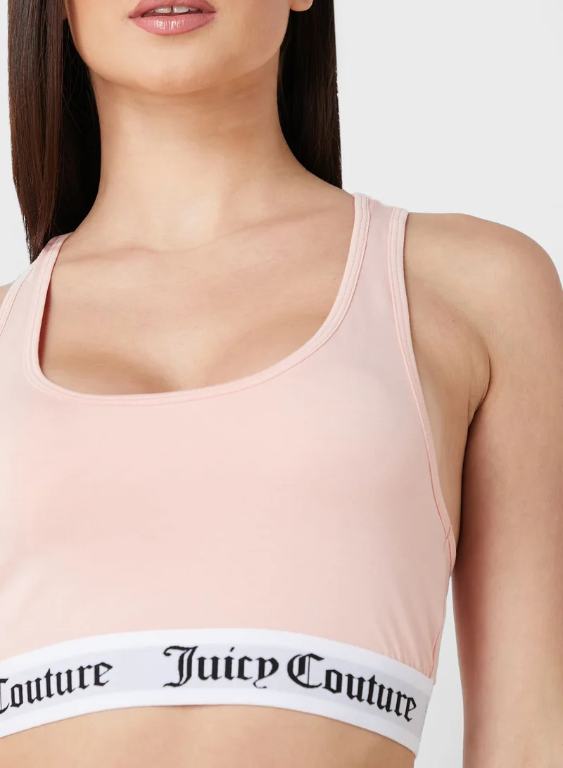 Juicy Couture Logo Band T-Shirt Bra