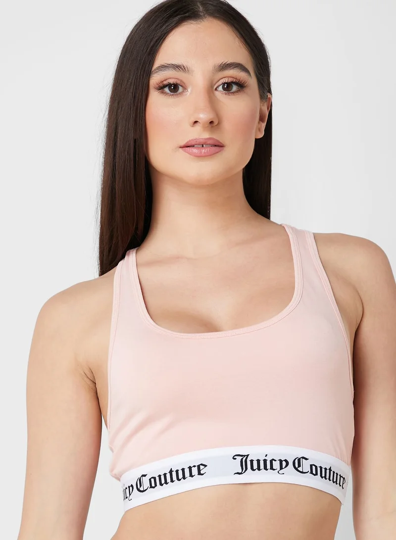 Juicy Couture Logo Band T-Shirt Bra