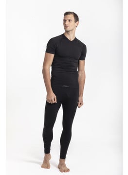 Oil Company Thermal Underwear Top Short Sleeve V Neck Unisex PP Seamless Level II OCP007  - Image 2