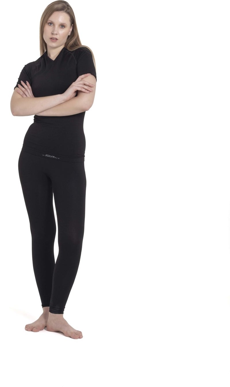 Oil Company Thermal Underwear Top Short Sleeve V Neck Unisex PP Seamless Level II OCP007  - Image 4