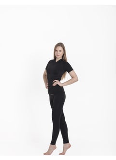 Oil Company Thermal Underwear Top Short Sleeve V Neck Unisex PP Seamless Level II OCP007  - Image 5