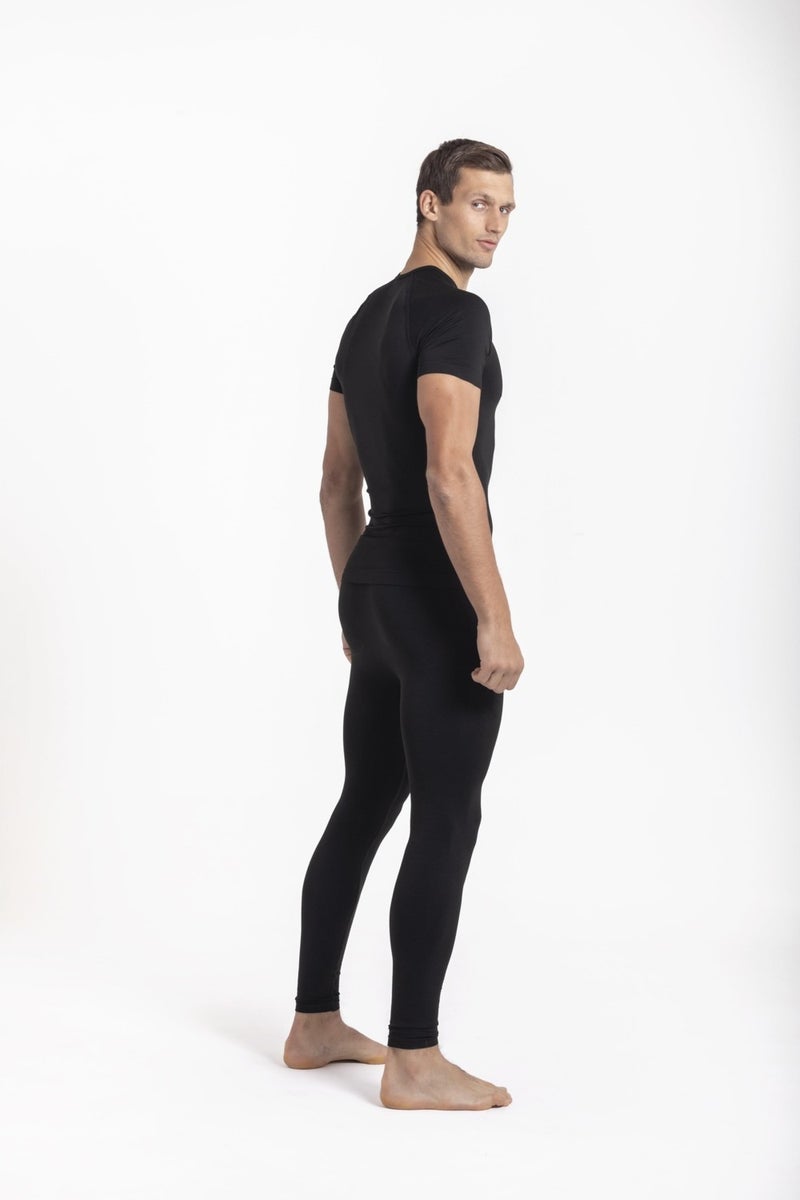 Oil Company Thermal Underwear Top Short Sleeve V Neck Unisex PP Seamless Level II OCP007  - Image 3