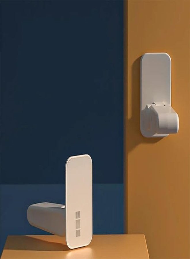 SHOPECOM قفل باب ذاتي اللصق من SHOPECOM، آمن للأطفال، سهل التركيب، مقاوم لعبث الأطفال، مصنوع من بلاستيك ABS، لا يحتاج إلى ثقب، بتصميم بسيط، مناسب لقفل أبواب الخزائن والأدراج. - Image 2