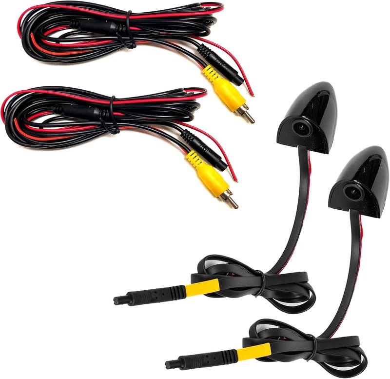 Master Tailgaters RCA Side Cameras - Right & Left (2 Pack) | Turn Signal Activated | Reversible Image | Universal Fit for Cars, Trucks, RVs - Image 2