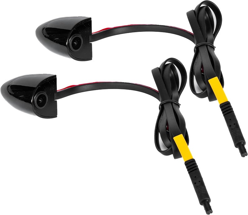 Master Tailgaters RCA Side Cameras - Right & Left (2 Pack) | Turn Signal Activated | Reversible Image | Universal Fit for Cars, Trucks, RVs - Image 1