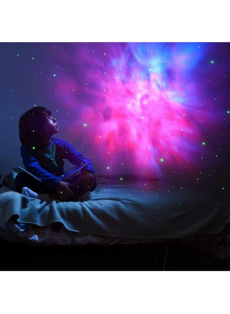 Celestial Circle Projector for Bedroom, 8 in 1 Star Projector, Circle Light, Ceiling Night Light with Timer, LED Circle Space Lamp, Bedroom Decor for Adults and Kids - black - Image 3