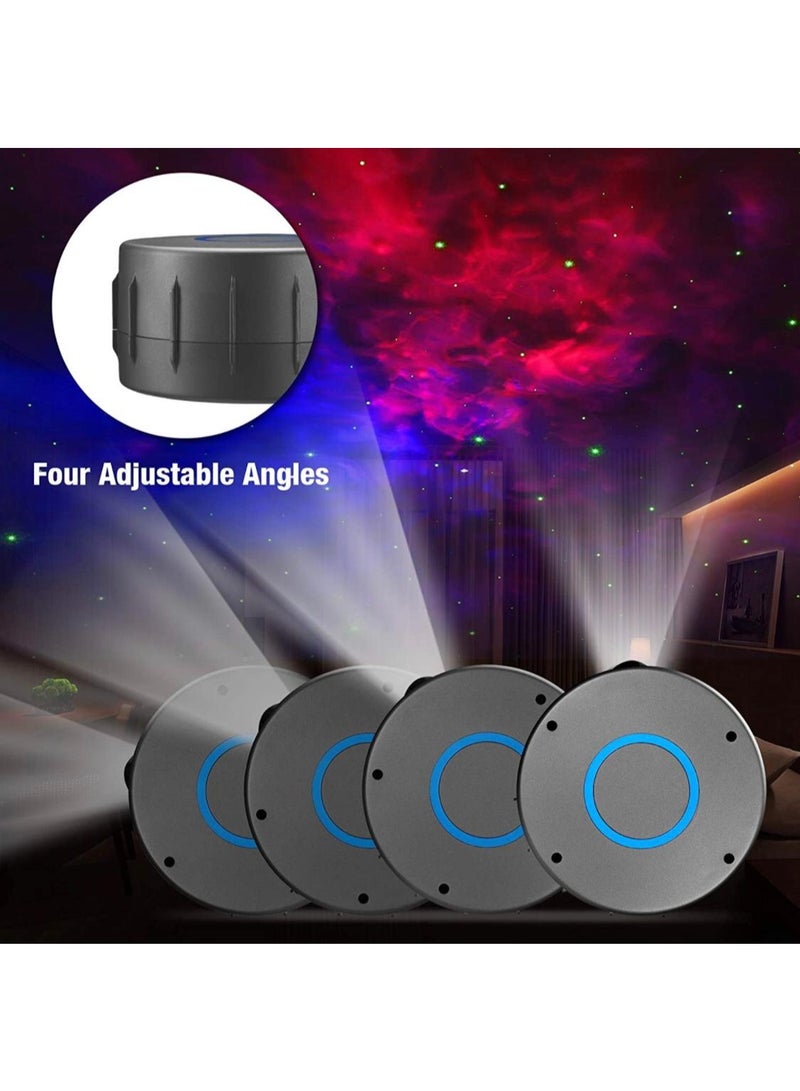 Celestial Circle Projector for Bedroom, 8 in 1 Star Projector, Circle Light, Ceiling Night Light with Timer, LED Circle Space Lamp, Bedroom Decor for Adults and Kids - black - Image 5