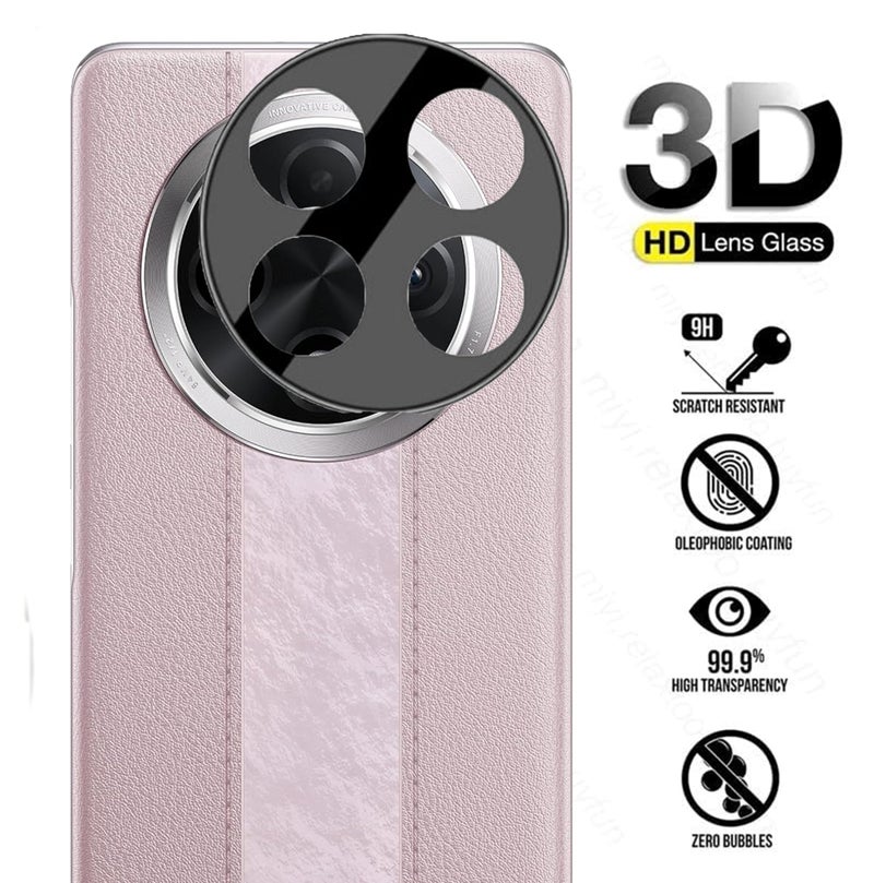 ZARALA Glass Camera Lens Protector For OPPO F27 Pro 5G [9H Hardness] [6D Lens Protector ] [Easy Installation] Black - Image 3