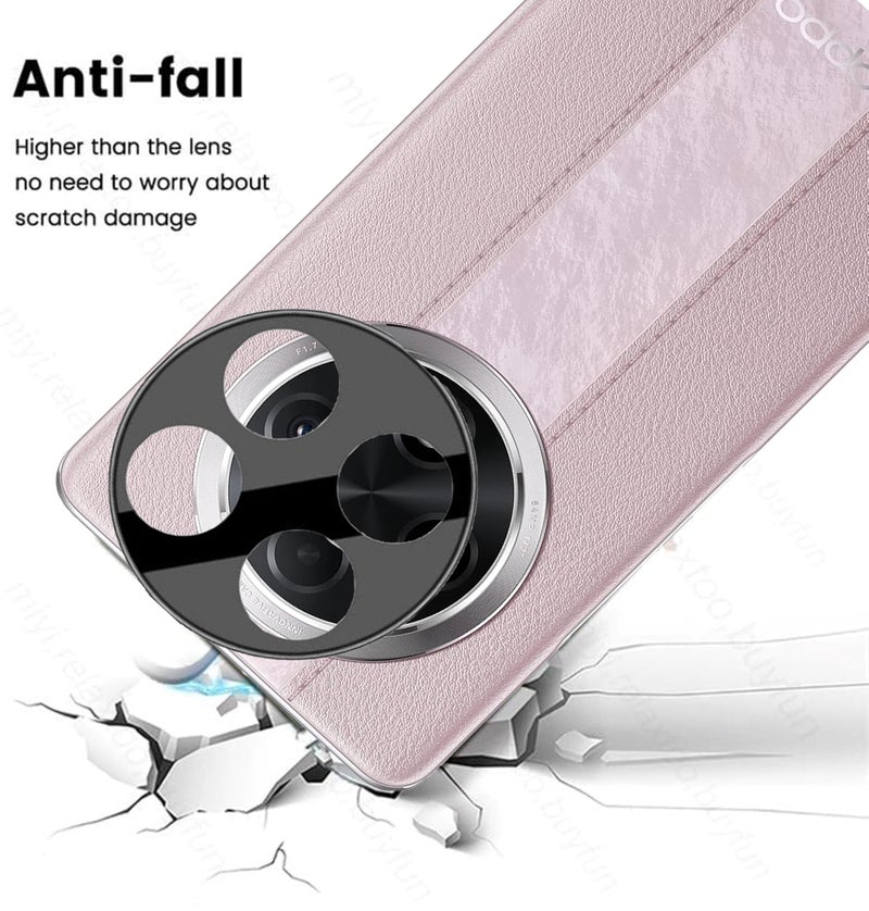 ZARALA Glass Camera Lens Protector For OPPO F27 Pro 5G [9H Hardness] [6D Lens Protector ] [Easy Installation] Black - Image 4