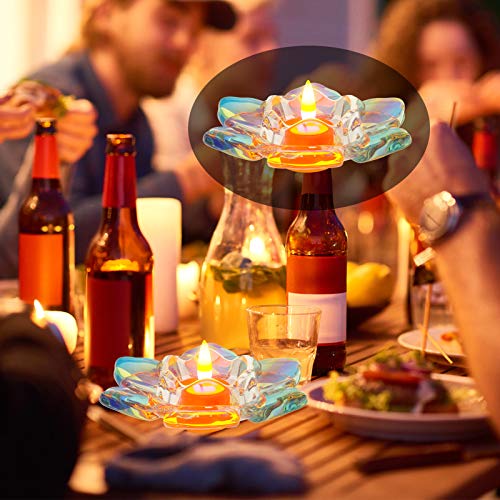 Palksky Lotus Tealight Candles Holders Resin Mold, Flower Candlestick Epoxy Casting Silicone Molds for DIY Jewelry Box, Trinket Container, Candy Box Home Table Decoration - Image 5
