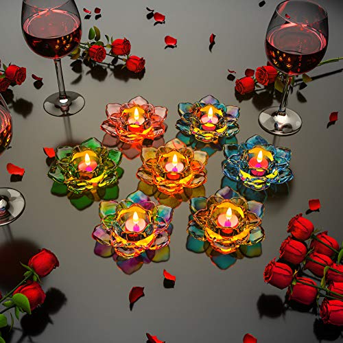 Palksky Lotus Tealight Candles Holders Resin Mold, Flower Candlestick Epoxy Casting Silicone Molds for DIY Jewelry Box, Trinket Container, Candy Box Home Table Decoration - Image 2