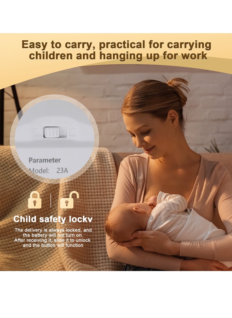Gonice - Portable Sound Machine with Baby Lullaby, Sleep Aid Device, Soothing Night Light | Adjustable Volume | Hook for Stroller, Bag, Car Seat, Lightweight and Compact - Image 1