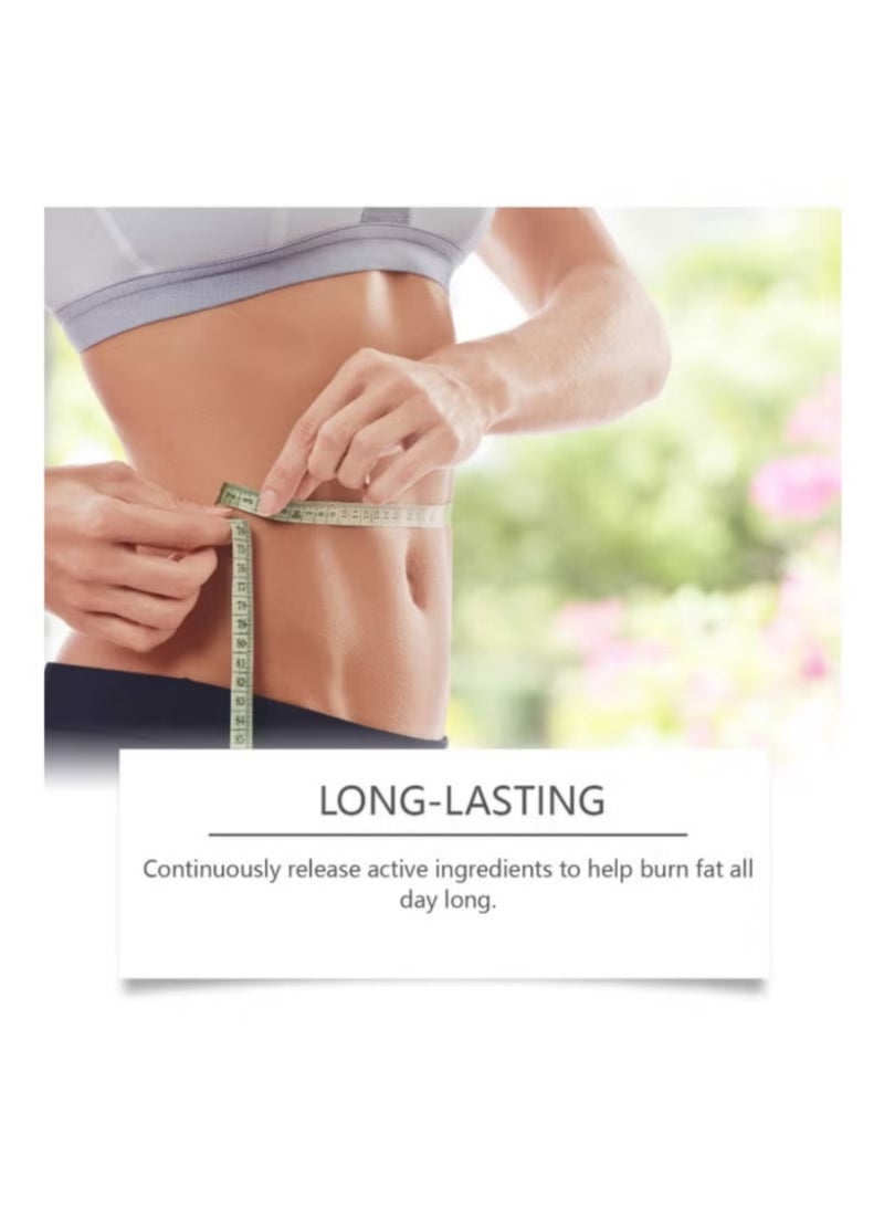 ximonth All-Day Invisible Slimming Technology: 4-Week Fast-Acting Slimming Patches, 30 Patches for Long-Lasting Appetite Control & Metabolism Boost, Natural Herbal Ingredients, Gentle & Safe - Image 3