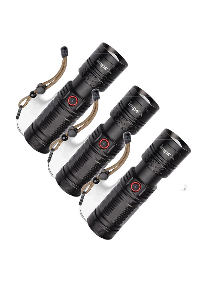 إمبكس كشاف يدوي قابل لإعادة الشحن من Impex، 20 واط ليزر LED، 1000 لومن، تركيز قابل للتعديل، بطارية 6600mAh، شحن Type-C، جسم من الألمنيوم المقاوم للتآكل، ضمان سنتين – Hunter Z3 - Image 1