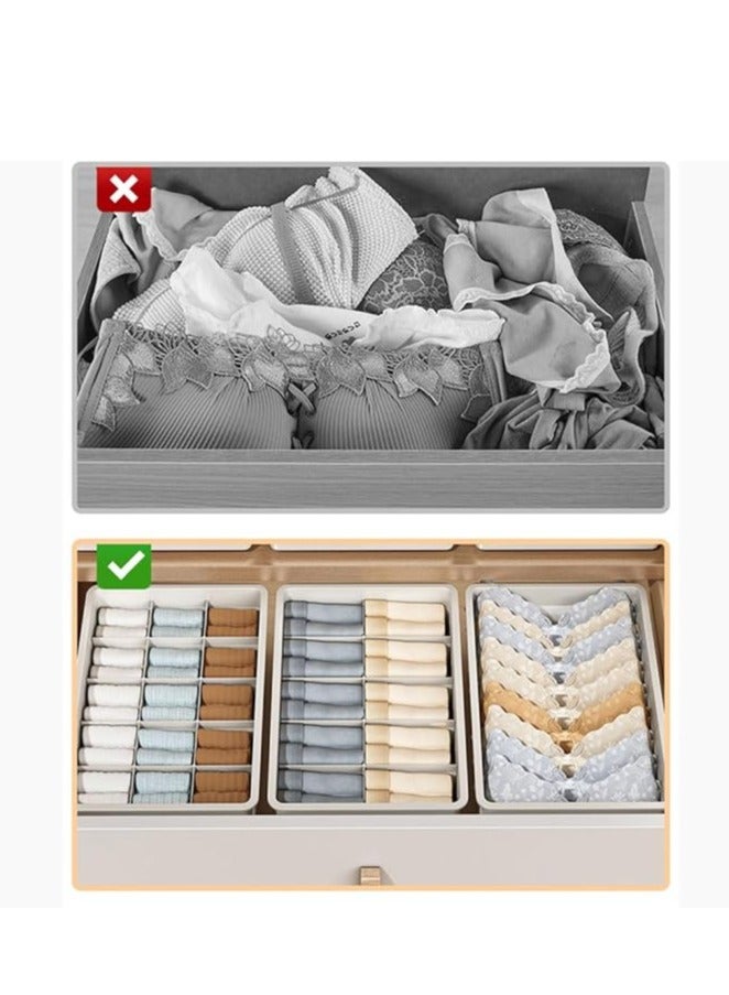 Underwear Storage Organizer Wardrobe Clothes Storage Box Plastic Drawer Organiser for Underwear Socks Bras Panties Scarf  - Image 3