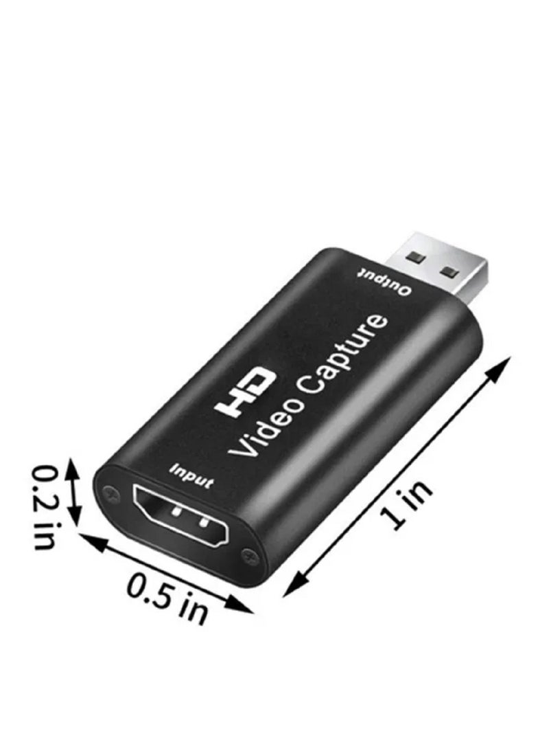 Generic - Video Capture USB 2.0 Card 4K HDMI-compatible USB Video Grabber Live Streaming Recording for PS4 XBOX Phone Game DVD HD Camera - Image 1