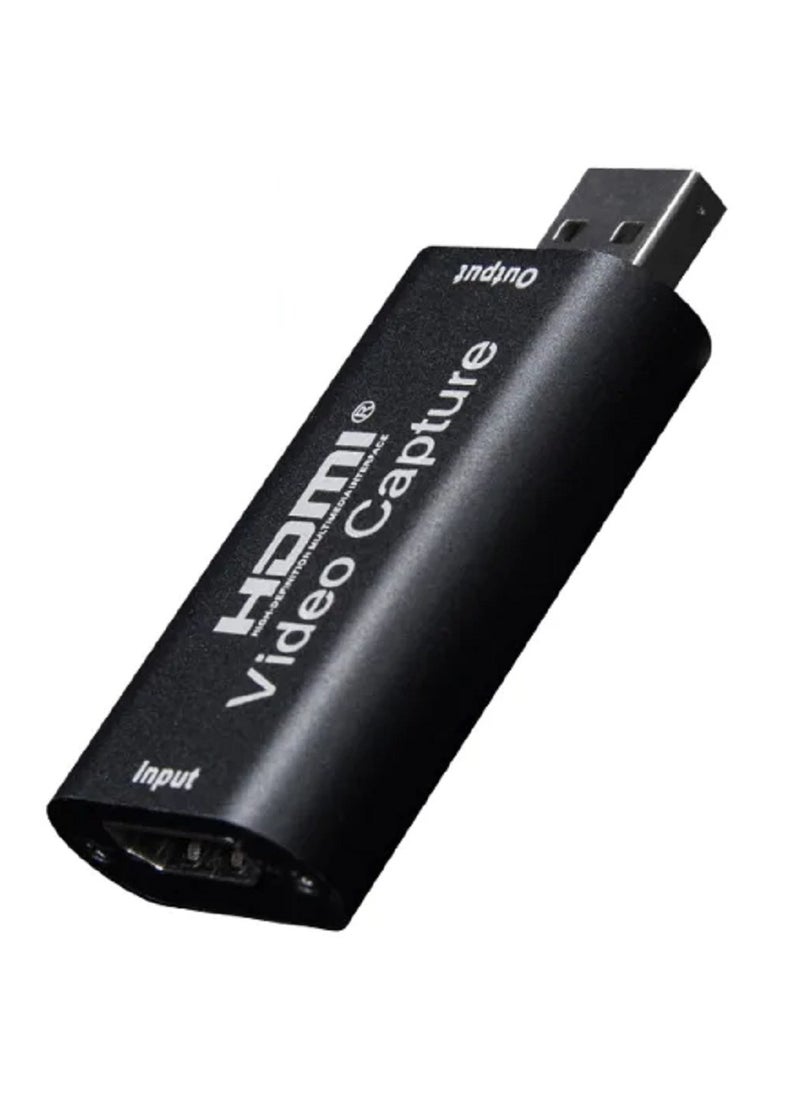 Generic - Video Capture USB 2.0 Card 4K HDMI-compatible USB Video Grabber Live Streaming Recording for PS4 XBOX Phone Game DVD HD Camera - Image 1