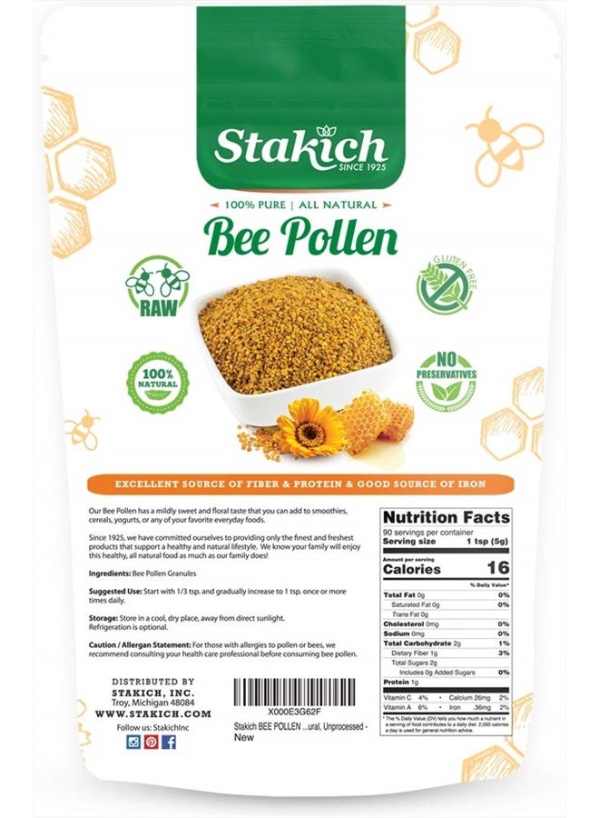 Stakich Bee Pollen Granules 1 Pound (Pack of 1) - Image 2
