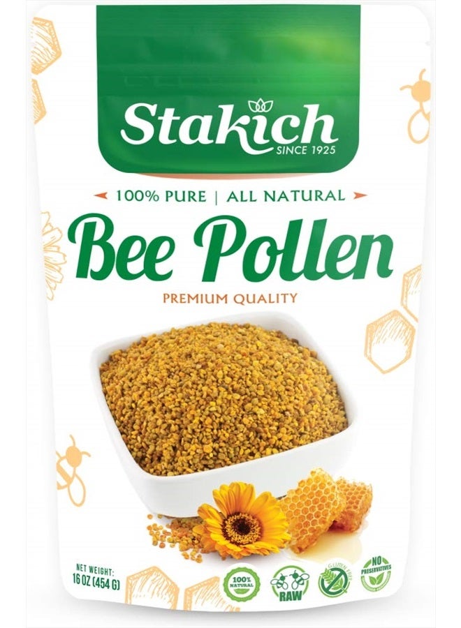 Stakich Bee Pollen Granules 1 Pound (Pack of 1) - Image 1