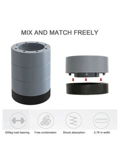 ARTC ARTC 4 Sets Washing Machine Anti-vibration Universal Foot And Base Pads And Home Appliance Heightening Stabilizer  - Image 4