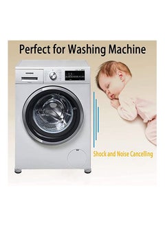 ARTC ARTC 4 Sets Washing Machine Anti-vibration Universal Foot And Base Pads And Home Appliance Heightening Stabilizer  - Image 5