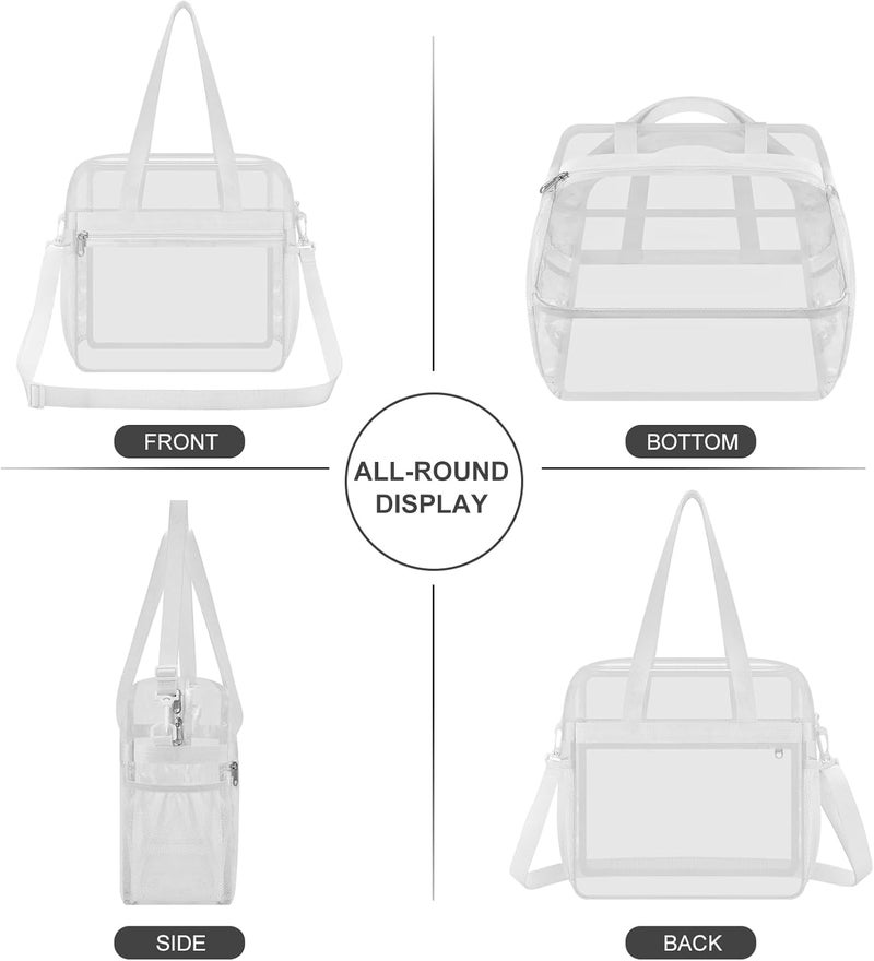 USPECLARE Clear Bag for Stadium Events,Transparent Bag for Work Sports Games Concerts Travel Gym - Image 5