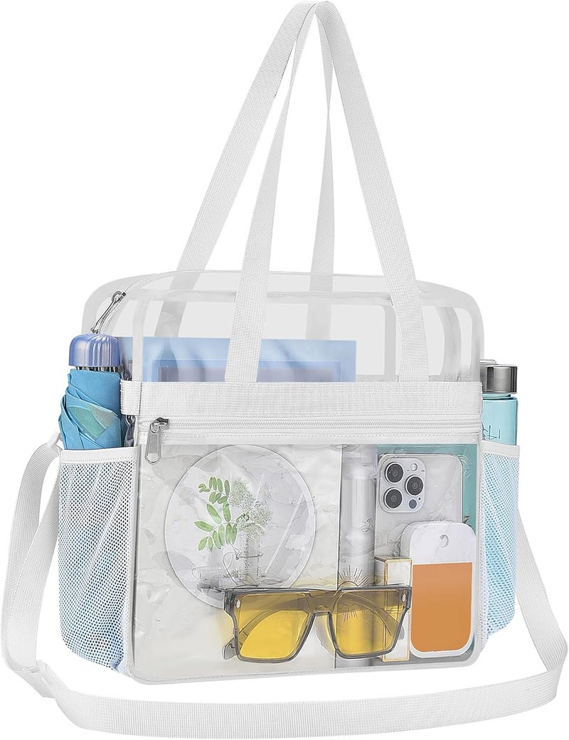 USPECLARE Clear Bag for Stadium Events,Transparent Bag for Work Sports Games Concerts Travel Gym - Image 1