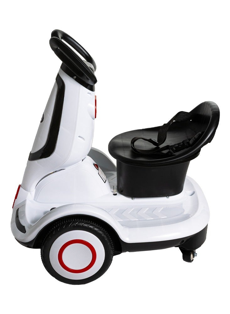 Safe electric scooter for children,rechargeable,five wheels,LED lighting,safety belt,for Ages 3+  - Image 4