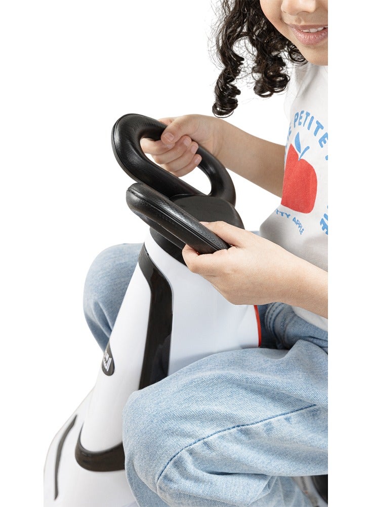Safe electric scooter for children,rechargeable,five wheels,LED lighting,safety belt,for Ages 3+  - Image 3