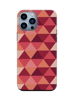 Tough Pro Series Case for Apple iPhone 14 Pro Max Dual Layer hybrid PC & TPU Customized Mobile Cover Shield with inner TPU protection Matte Finish - Topsy Turvy Triangles